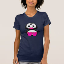 Cute Pink Penguin t-shirts