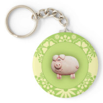 Cute Pink Pig keychains