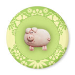 Cute Pink Pig magnets