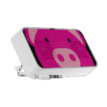 Cute Pink Pig Speaker