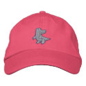 Cute Pink Purple Alligator small embroidered hats