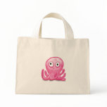 cute pink silly octopus bags