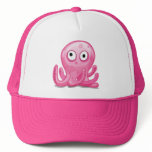 cute pink silly octopus hats