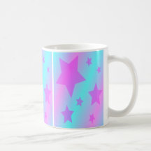 Cute Pink Stars Coffee Mug