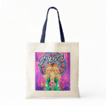 Cute Pisces Zodiac Bag With Two Mermaids