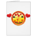 cute pizza pepperoni! cards
