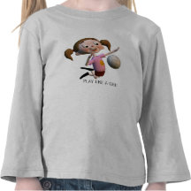 Cute Play Like A Girl Volleyball T Shirt