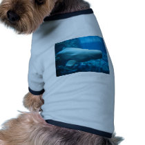 Cute Playful Beluga Whale In Aquarium At Georgia Doggie Tee Shirt