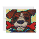 CUTE & PLAYFUL DOG PAWRTY PARTY INVITE INVITATION