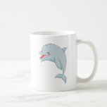 Cute Playful Dolphin Cartoon Coffee Mugs
