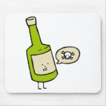 Cute Poison Bottle mousepads