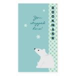 Cute Polar Bear Bookmark business cards