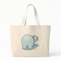 cute polar bear butt bag