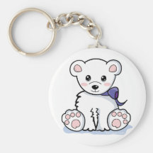 Cute Polar Bear Keychains