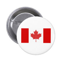 Cute Polka Dot Maple Leaf Canada Flag Tees, Gifts Pins