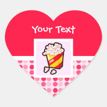 Cute Popcorn Stickers
