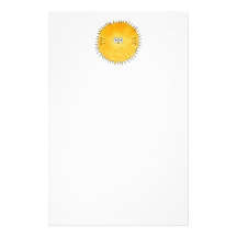 Cute Porcupine Fish. Custom Stationery