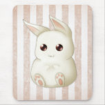 Cute Puffy Kawaii Bunny Rabbit mousepads