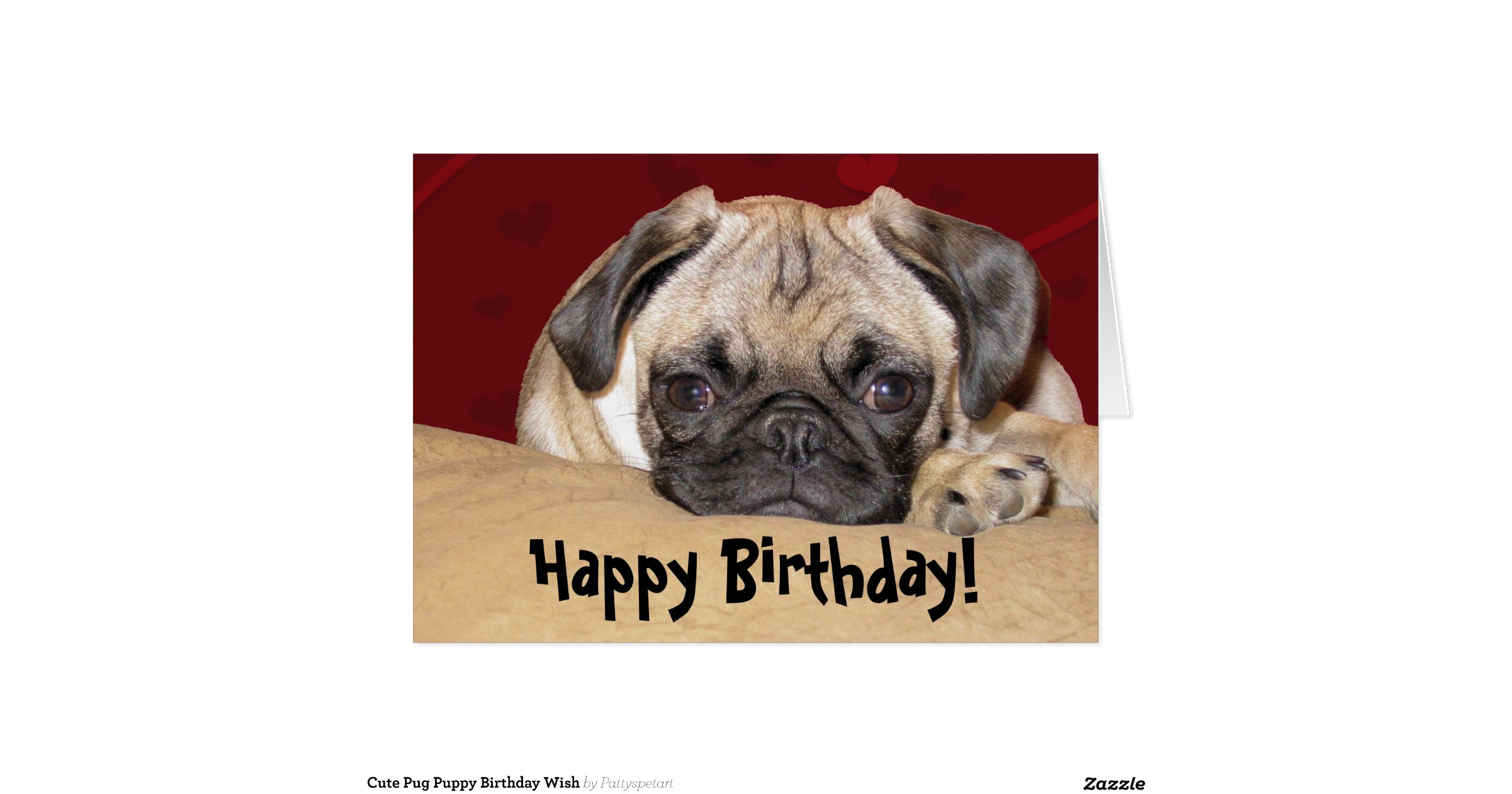 pug birthday ecard pug puppy birthday wish greeting card zazzle pug birthday ecard pug puppy birthday wish greeting card zazzle