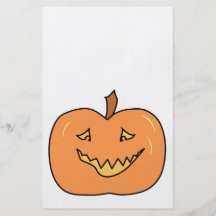 Cute Pumpkin, Smiling. Halloween. Custom Flyer