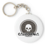 Cute Punk Skull California Keychain