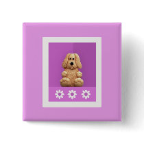Cute Puppy Dog buttons