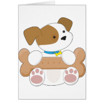 Cute Puppy With a Snack