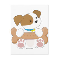 Cute Puppy With a Snack