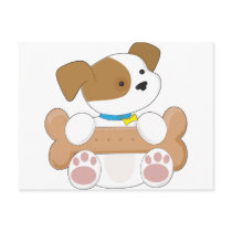 Cute Puppy With a Snack