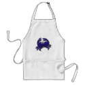 cute purple crab aprons