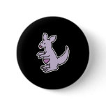 cute purple kangaroo buttons