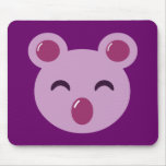 Cute Purple Koala Bear Mouse Pads