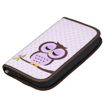 Cute Purple Owl Planner