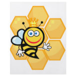 cute queen bee and beehive flyers
