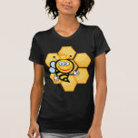 cute queen bee and beehive t shirt