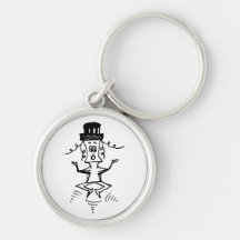 cute, quirky froggy creature keychain