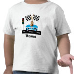 Cute Racecar T-Shirt with Monkey
