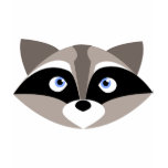 Cute Racoon Face t-shirts