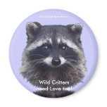Cute Racoon Wildlife Magnets