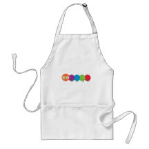 Cute Rainbow Caterpillar Apron