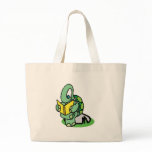 cute reading turtle bags
