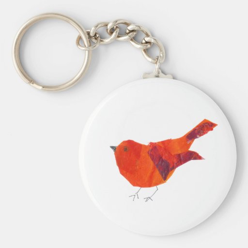 Cute Red Bird Keychains