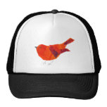 Cute Red Bird Mesh Hat