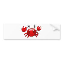 Cute red crab