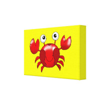 Cute red crab