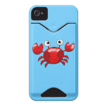 Cute red crab