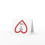 Cute Red Heart  Love Cards