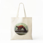 Cute Red-Ruffed Lemur Red Fur White Neck bags