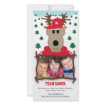 Cute Reindeer Christmas Photo Card photo cards