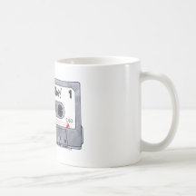 Cute retro hip hop mixtape mugs